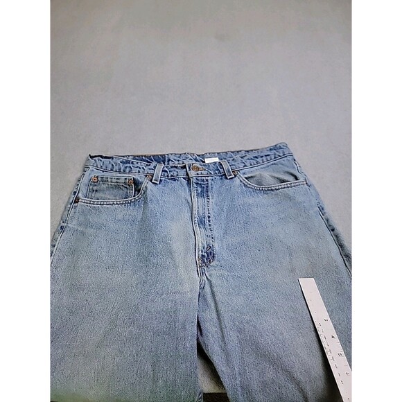Vintage Levis 550 Jeans Mens 38 36x31 Baggy Taper High Distressed USA Workwear - Picture 8 of 16